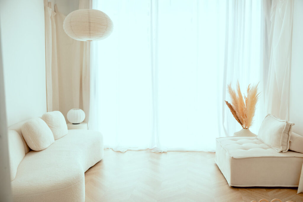 The Mlle L photo studio in Annemasse, bright and minimal
