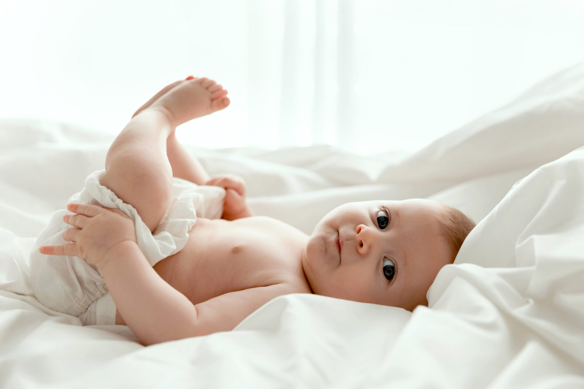 Photographe bébé à Annemasse, séance studio Haute-Savoie