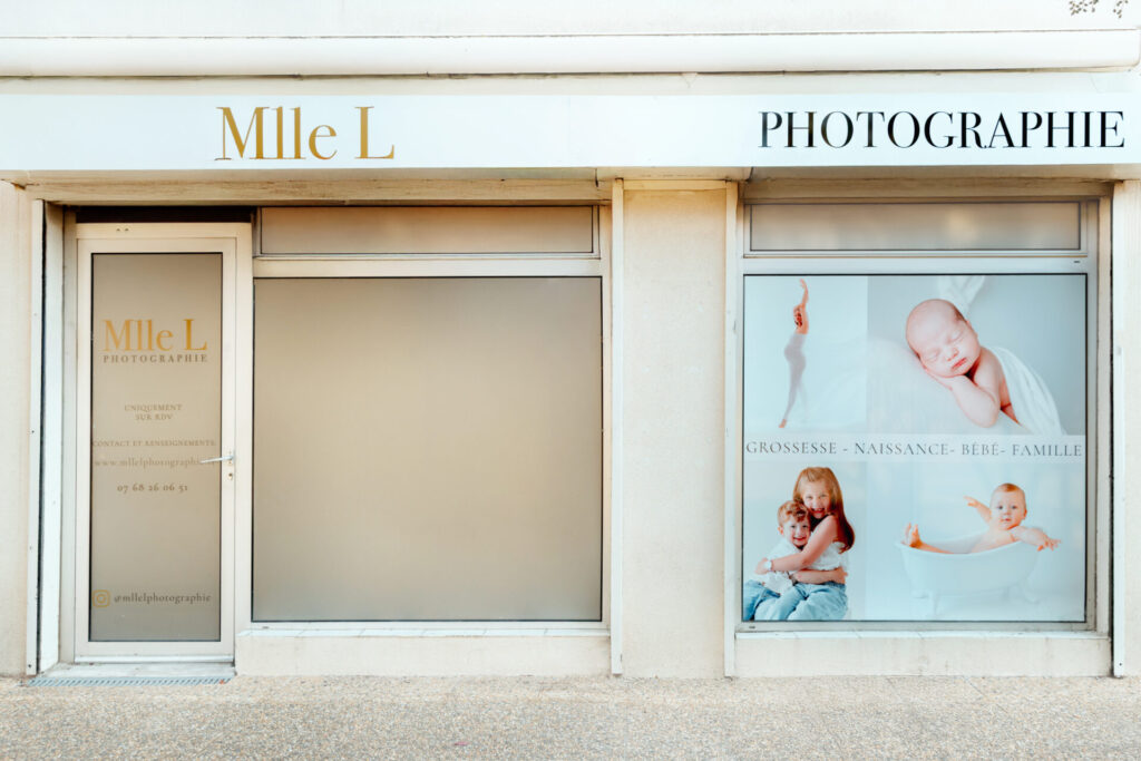 Façade du studio photo Mlle L Photographie, 29 rue du Château-Rouge à Annemasse